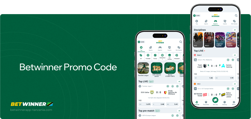 Betwinner APP Tanzania Promo Code