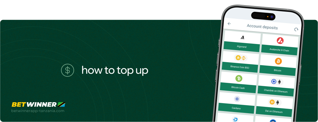 How to top up Betwinner APP Tanzania